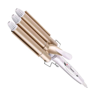 Magic Wave Professional Hair Curler 3 Ceramic Tubes