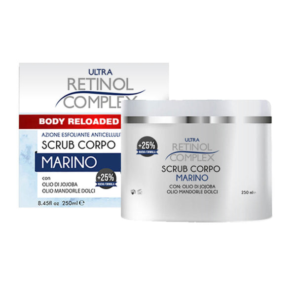 Ultra Retinol Body Scrub Marino Corpo Esfoliante e Anticellulite 250ml